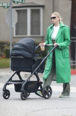 ELSA HOSK Out with Her Baby in Los Angeles 05/15/2021