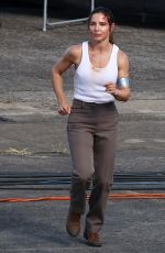 ELSA PATAKY on the Set of Interceptor in Sydney 05/12/2021