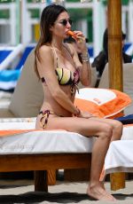 ELSABETTA GREGORACI in Bikini at a Beach in Forte dei Marmi 05/30/2021
