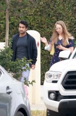 EMILY GORDON and Kumail Nanjiani Checking Out a New House in Silverlake 05/29/2021