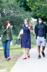 EMILY GORDON and Kumail Nanjiani Checking Out a New House in Silverlake 05/29/2021