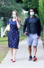 EMILY GORDON and Kumail Nanjiani Checking Out a New House in Silverlake 05/29/2021