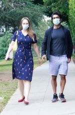 EMILY GORDON and Kumail Nanjiani Checking Out a New House in Silverlake 05/29/2021