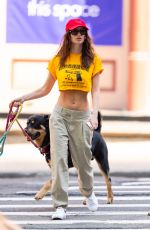 EMILY RATAJKOWSKI Out with Her Dog in New York 05/17/2021