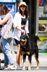 EMILY RATAJKOWSKI Out with Her Dog in New York 05/20/2021