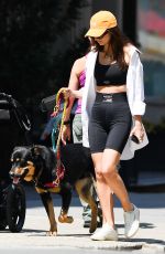 EMILY RATAJKOWSKI Out with Her Dog in New York 05/20/2021