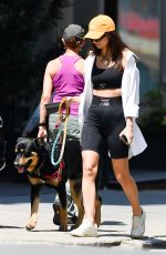 EMILY RATAJKOWSKI Out with Her Dog in New York 05/20/2021