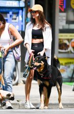 EMILY RATAJKOWSKI Out with Her Dog in New York 05/20/2021
