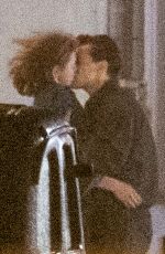 EMMA CORRIN and Harry Styles Filming a Kissing Scene of My Policeman in Brighton 05/03/2021