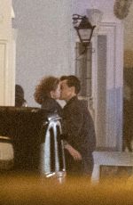 EMMA CORRIN and Harry Styles Filming a Kissing Scene of My Policeman in Brighton 05/03/2021