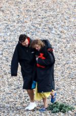 EMMA CORRIN and Harry Styles on the Set of My Policeman 05/07/2021