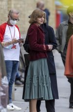 EMMA CORRIN and Harry Styles on the Set of My Policeman in Brighton 05/09/2021