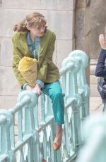 EMMA CORRIN and Harry Styles on the Set of My Policeman in Brighton 05/13/2021
