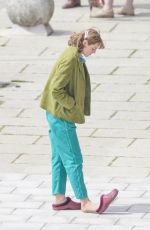EMMA CORRIN and Harry Styles on the Set of My Policeman in Brighton 05/13/2021