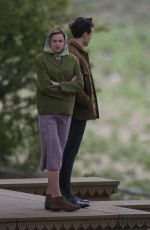 EMMA CORRIN on the Set of My Policeman in Meopham 05/10/2021