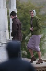EMMA CORRIN on the Set of My Policeman in Meopham 05/10/2021