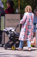EMMA ROBERTS and Garret Hedlund at Saddle Peak Lodge Restaurant in Calabasas 05/09/2021
