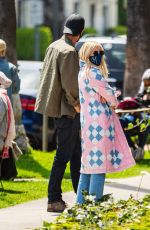 EMMA ROBERTS and Garret Hedlund at Saddle Peak Lodge Restaurant in Calabasas 05/09/2021