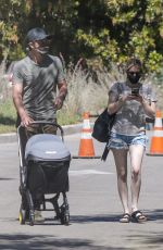 EMMA ROBERTS and Garrett Hedlund Out with Their Baby Boy Rhodes Robert Hedlund 04/30/2021