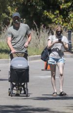 EMMA ROBERTS and Garrett Hedlund Out with Their Baby Boy Rhodes Robert Hedlund 04/30/2021