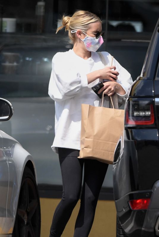 EMMA ROBERTS Out and About in Los Angeles 05/11/2021