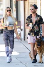 EMMA SLATER and Sasha Farber Out in Studio City 05/02/2021