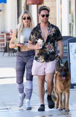 EMMA SLATER and Sasha Farber Out in Studio City 05/02/2021