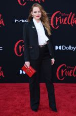 EMMA STONE at Cruella Premiere in Los Angeles 05/18/2021