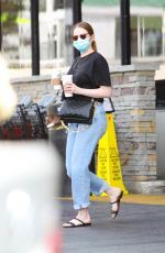 EMMA STONE Out for Coffee in Pacific Palisades 05/01/2021