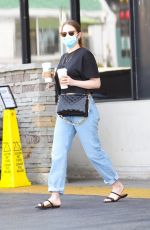 EMMA STONE Out for Coffee in Pacific Palisades 05/01/2021