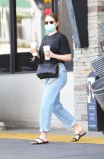 EMMA STONE Out for Coffee in Pacific Palisades 05/01/2021