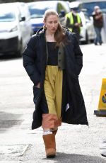 ERIN DOHERTY on the Set of New BBC and Amazon Prime Psychological Drama Chloe in Bristol 05/11/2021
