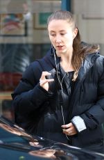 ERIN DOHERTY on the Set of New BBC and Amazon Prime Psychological Drama Chloe in Bristol 05/11/2021