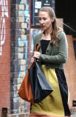 ERIN DOHERTY on the Set of New BBC and Amazon Prime Psychological Drama Chloe in Bristol 05/11/2021