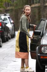 ERIN DOHERTY on the Set of New BBC and Amazon Prime Psychological Drama Chloe in Bristol 05/11/2021