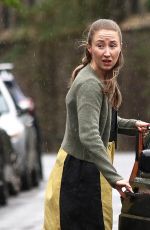ERIN DOHERTY on the Set of New BBC and Amazon Prime Psychological Drama Chloe in Bristol 05/11/2021
