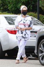 EVA MENDES Out and About in Los Angeles 05/10/2021