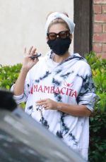 EVA MENDES Out and About in Los Angeles 05/10/2021