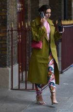 FRANCEACA ALLEN Out for Coffee in London 05/17/2021
