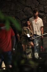 FRANCESCA FARAGO and Harry Jowsey at a Restaurant in Cancun 05/14/2021