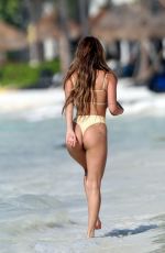 FRANCESCA FARAGO in Bikini at a Beach in Mexico 05/21/2021