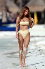 FRANCESCA FARAGO in Bikini at a Beach in Mexico 05/21/2021