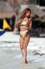 FRANCESCA FARAGO in Bikini at a Beach in Mexico 05/21/2021