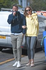 FRIDA ANDERSSON-LOURIE and Jamie Redknapp Out in London 05/24/2021
