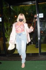 GABBY ALLEN Leaves Amazonico Restaurant in London 05/27/2021