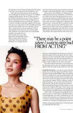 GEMMA CHAN in Elle Magazine, UK February 2021