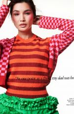 GEMMA CHAN in Elle Magazine, UK February 2021