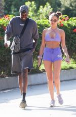 GEORGIA HARRISON and Vas Morgan Out Hikinig at Runyon in Los Angeles 05/18/2021