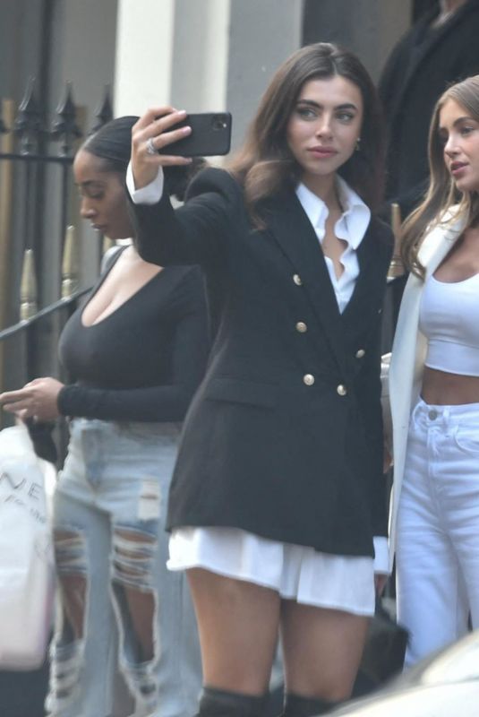  GEORGIA STEEL and FRANCESCA ALLEN at MKNY House in London 05/29/2021
