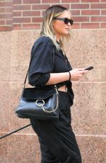 GEORGINA BURKE Out with Her Dog in New York 04/28/2021